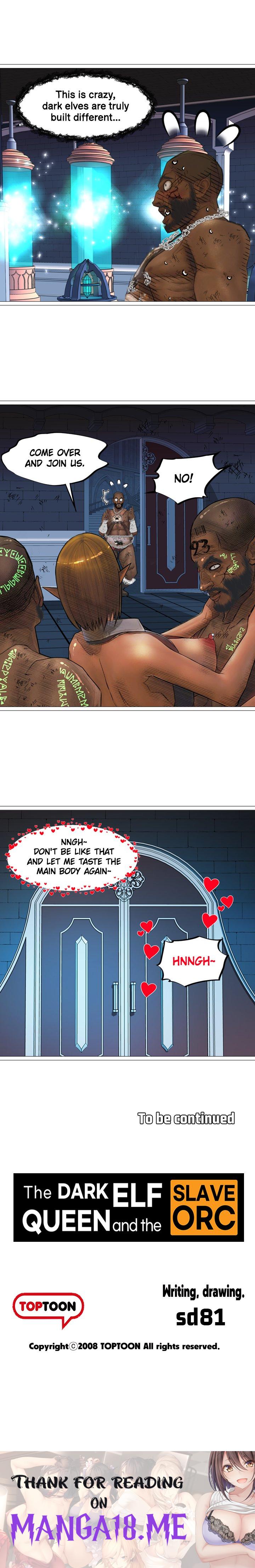 The DARK ELF QUEEN and the SLAVE ORC - Chapter 12 Page 14
