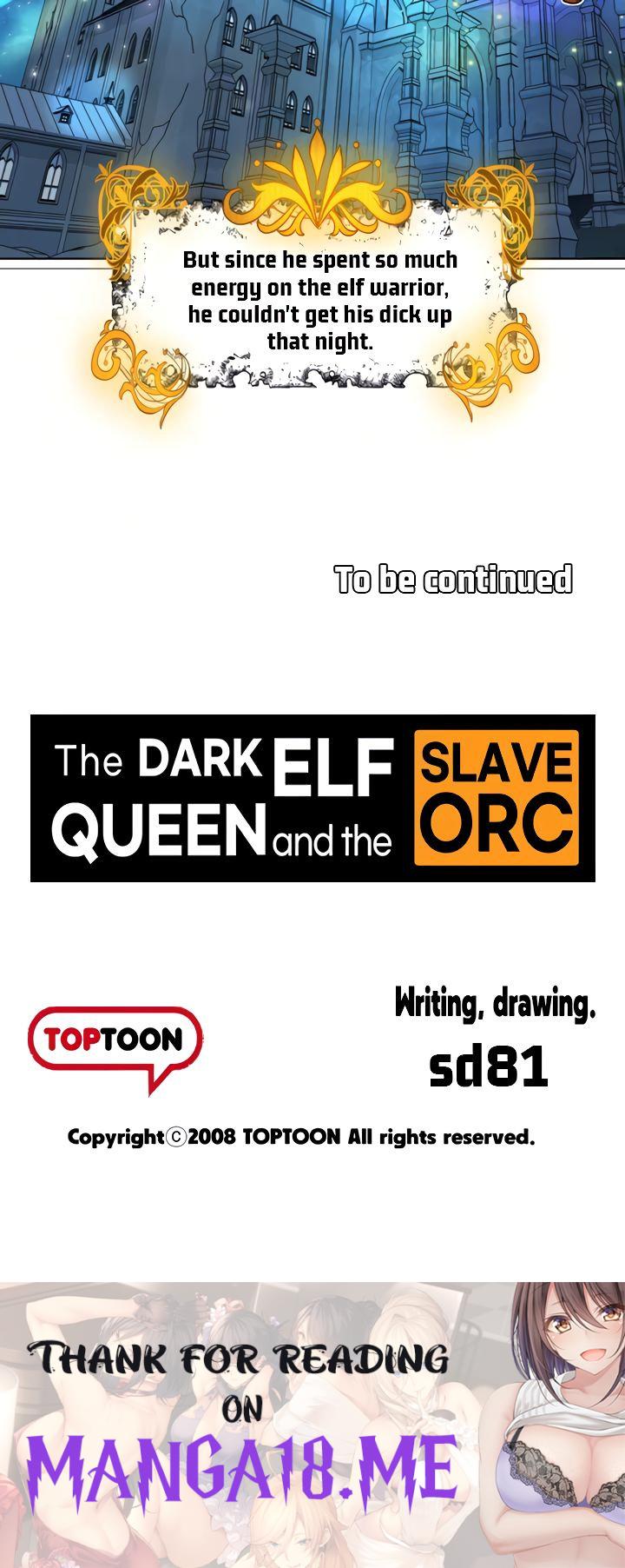 The DARK ELF QUEEN and the SLAVE ORC - Chapter 27 Page 33